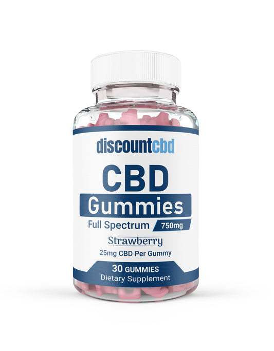 Full-Spectrum CBD Gummies - Strawberry 25mg